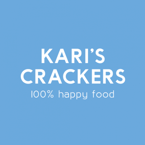 Kari's Crackers 100% happy food